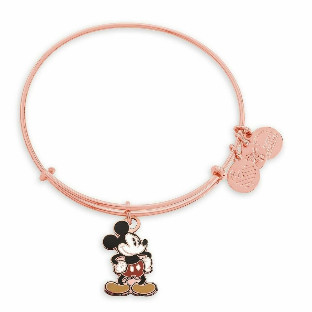 Disney ALEX AND ANI Mickey  Rose Gold Bracelet NEW - Picture 3 of 5